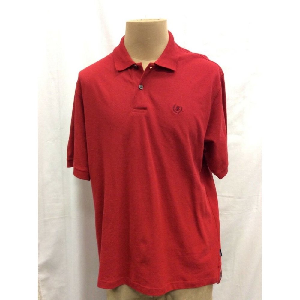 Red Izod Polo Short sleeve 100% Cotton Silkwash